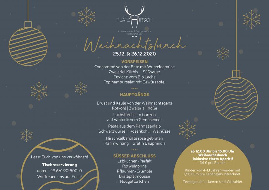 Weihnachtslunch